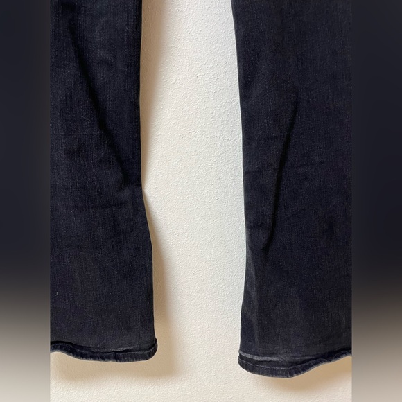 PAIGE women’s Black Flare Jeans with button fly, size 28 - Picture 3 of 5